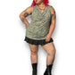 Y2K/Modern Liz Claiborne Retro Polka Dot Tank Top (3X)