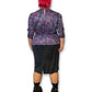 80’s Retro Peplum Dress (2X/3X)