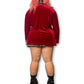 90’s Grunge Velvet Blouse (2X)
