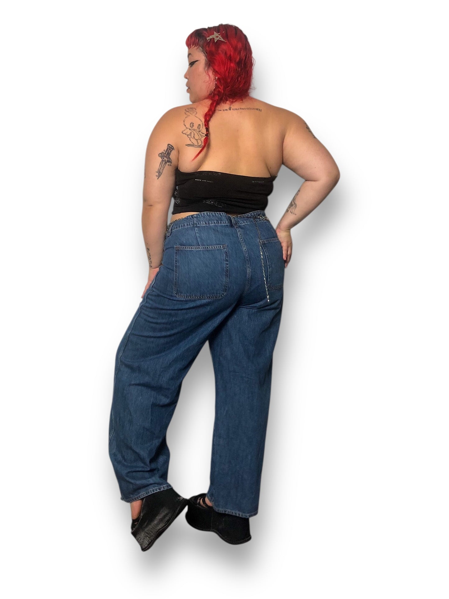 90’s/Y2K Old Navy Wide Leg Denim Jeans (2X/3X)