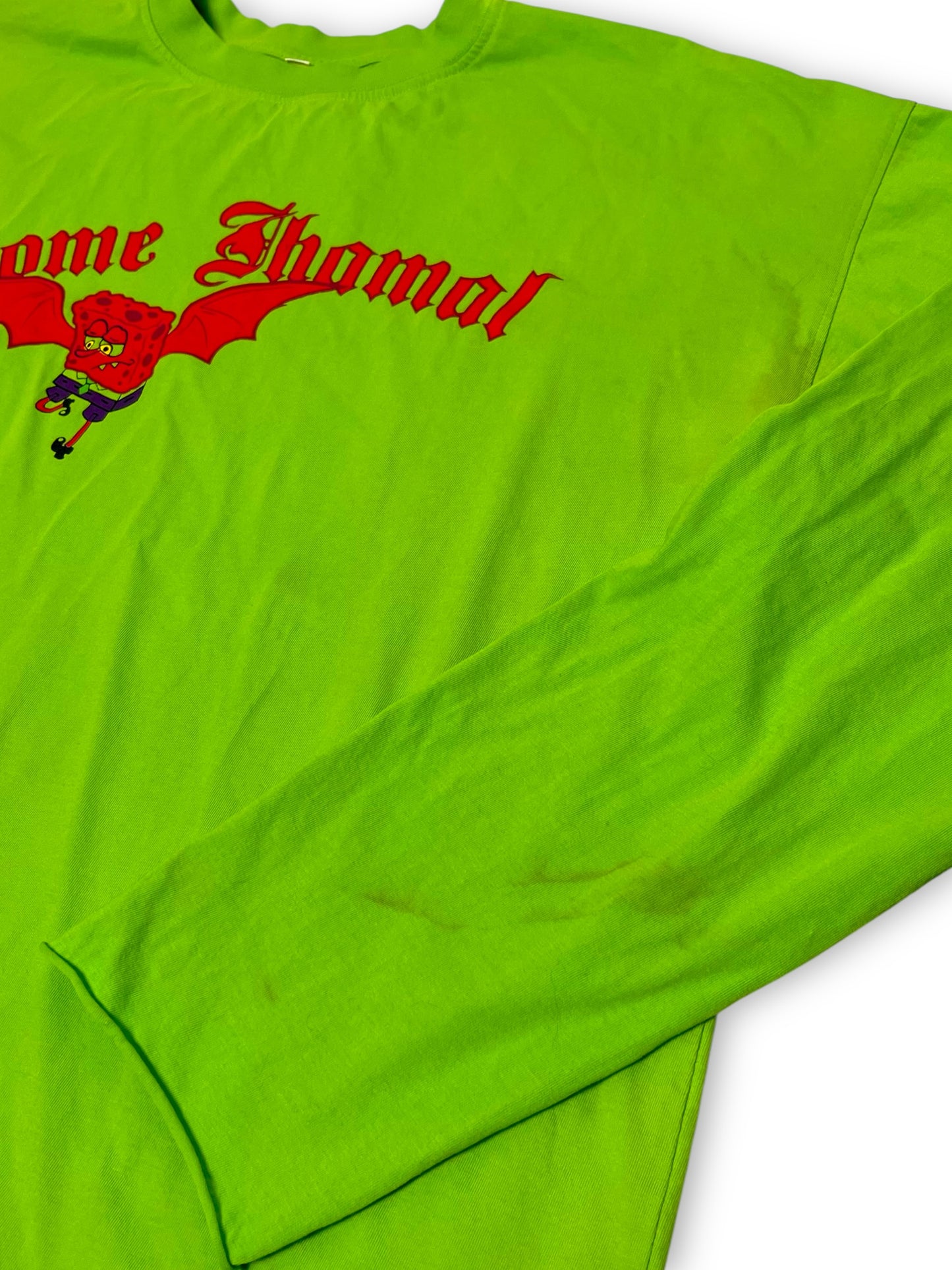 Jerome Jhamal SpongeBob Graphic Long Sleeve Shirt (M)