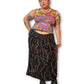 90’s Beaded Silk Midi Skirt (1X/2X/3X)