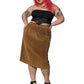 70’s Astor II Brown Corduroy Skirt (XL/2X)