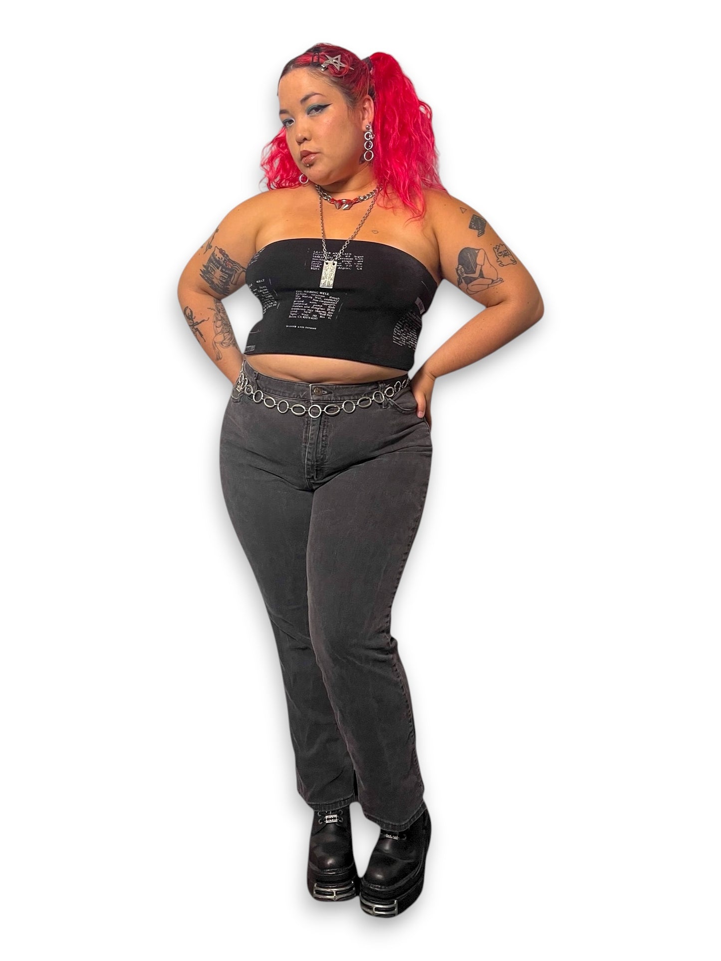 90’s/Y2K Lee Dark Gray Jeans (2X)