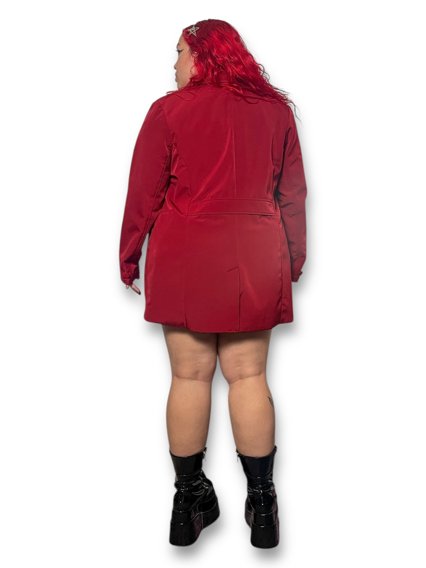 90’s Merona Red Trench Coat (L/XL)
