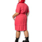 90’s Coral Layered Pencil Dress (3X)