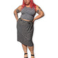 Vintage Grunge Floral Skirt (2X/3X)