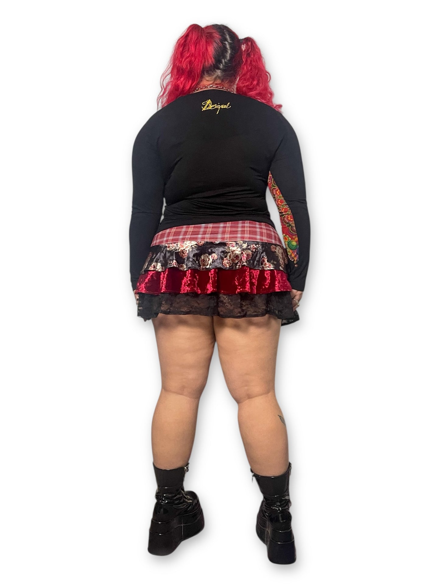 DESIGUAL Floral Mandala Long Sleeve Shirt (XL)