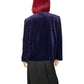 70’s/80’s Miss Accent by Act III Navy Blue Velvet Blazer (L/XL)
