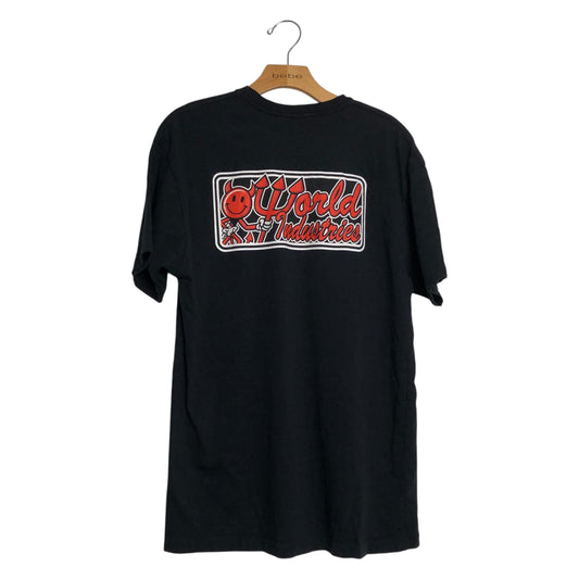 Y2K World Industries Black T-Shirt (L)