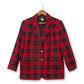 90’s Tartan Plaid Blazer (XL)