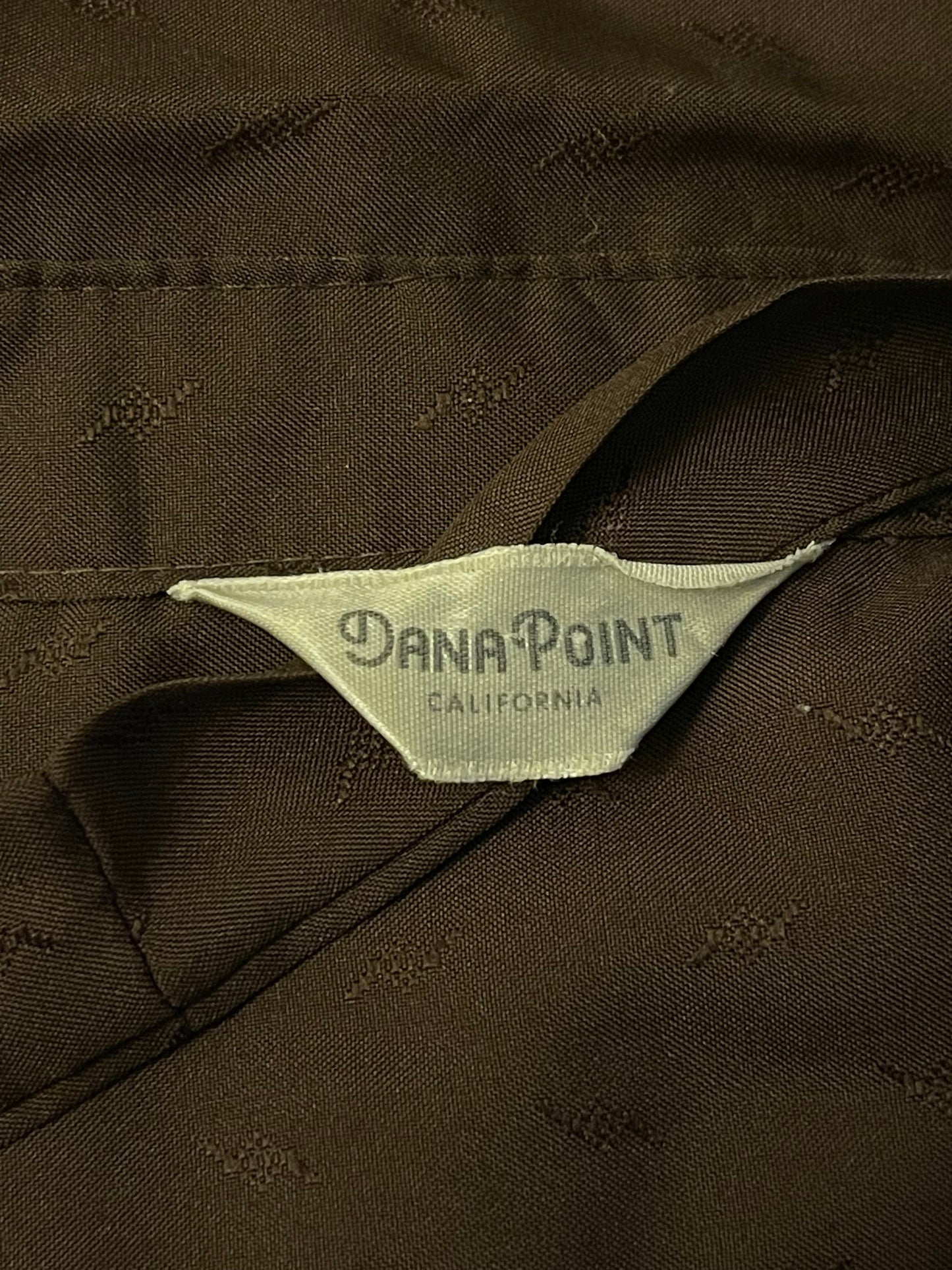 60’s/70’s Dana Point Brown Blouse (M/L)