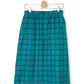 70’s/80’s Plaid Wool Pencil Skirt (M)