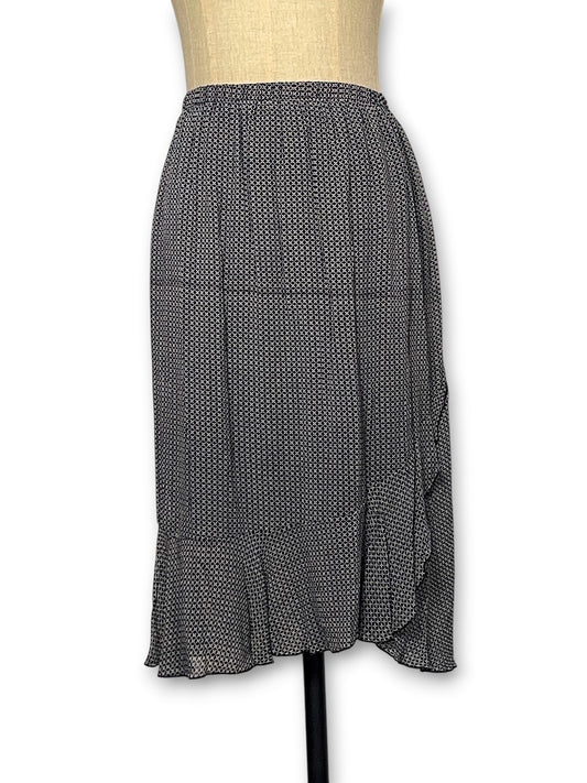 90’s/Y2K Patterned Silk Skirt (XS/S/M)