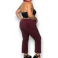Y2K St. John’s Bay Maroon Corduroy Pants (2X)