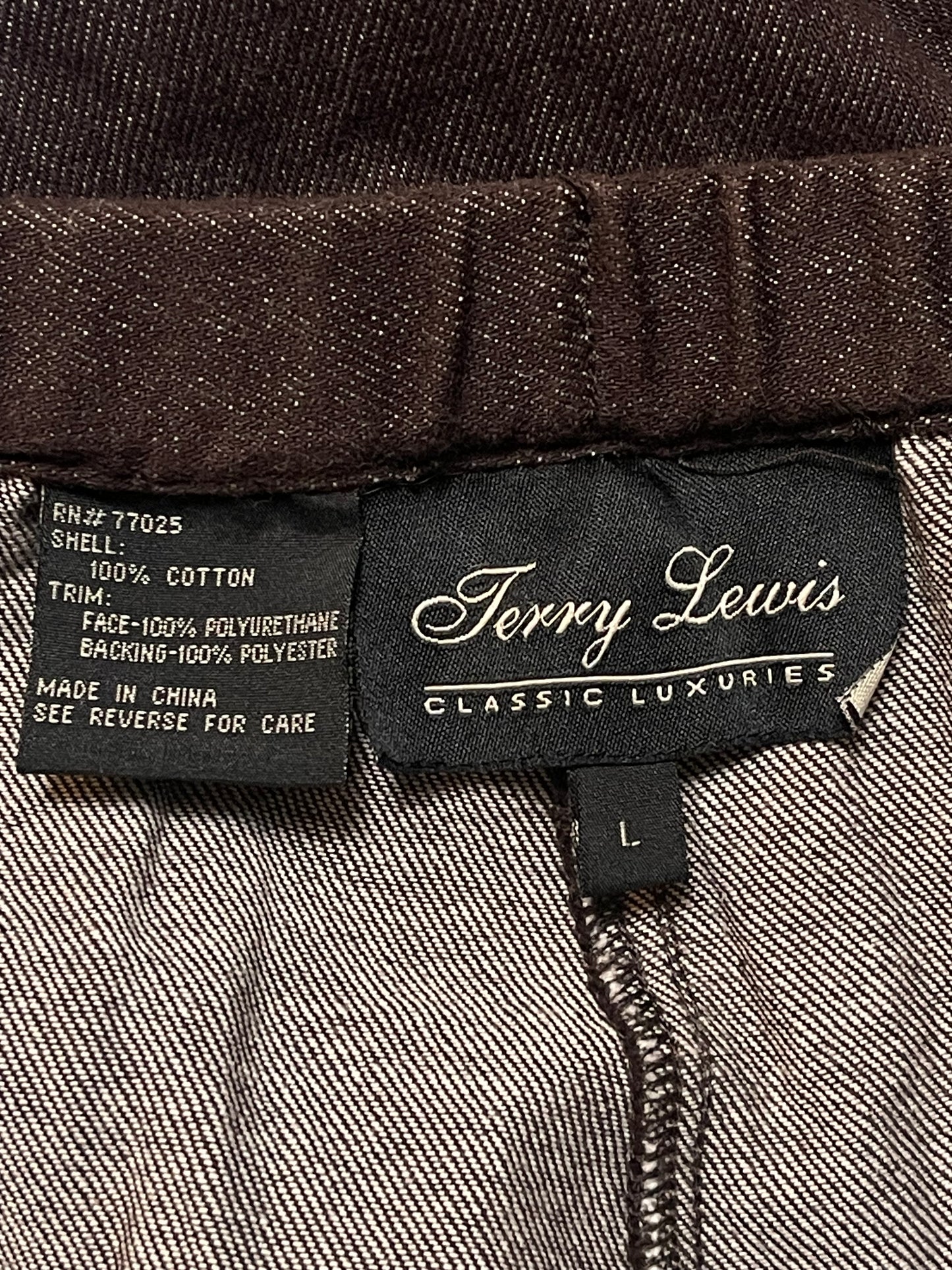 90’s/Y2K Terry Lewis Brown Denim Pants (L)