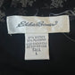 90’s Eddie Bauer Black Floral Maxi Dress (L)