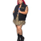 90’s/Y2K Black Work Vest (XL/1X/2X)