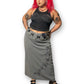 90’s/Y2K Venezia Jeans Clothing Co Gray Maxi Skirt (2X)