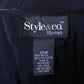 Y2K Style & Co Black Satin 2-Piece Set (2X/3X)