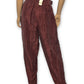 90’s Diane Gilman Brown Silk Pants (L)