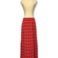 70’s/80’s Retro Grunge Plaid Maxi Skirt (M/L/XL)