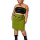 Y2K Lime Green Skirt (2X/3X)