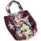 90’s Jackie Spicer Blush Red Floral Print Purse