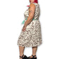 Y2K Swirl Print A-Line Dress (3X)