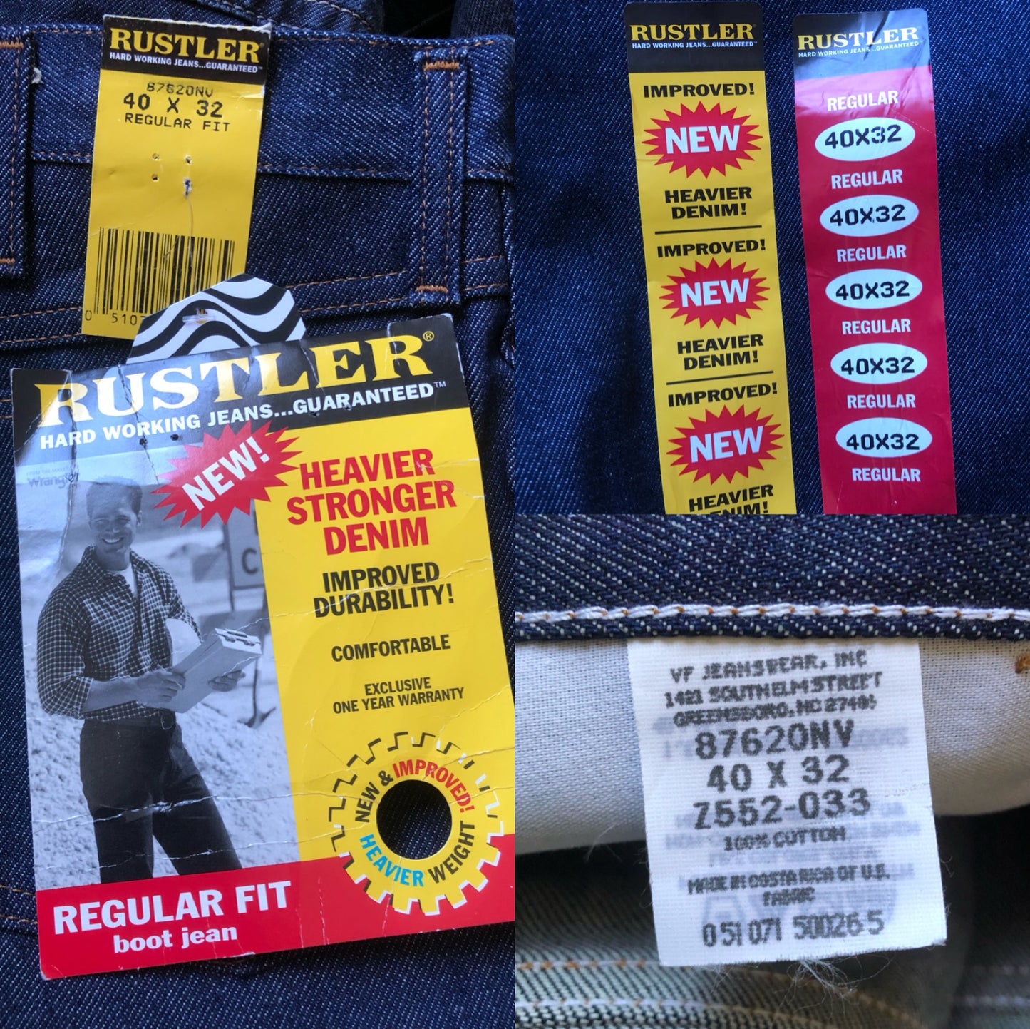 80’s/90’s Rustler Dark Wash Denim Jeans (2X)