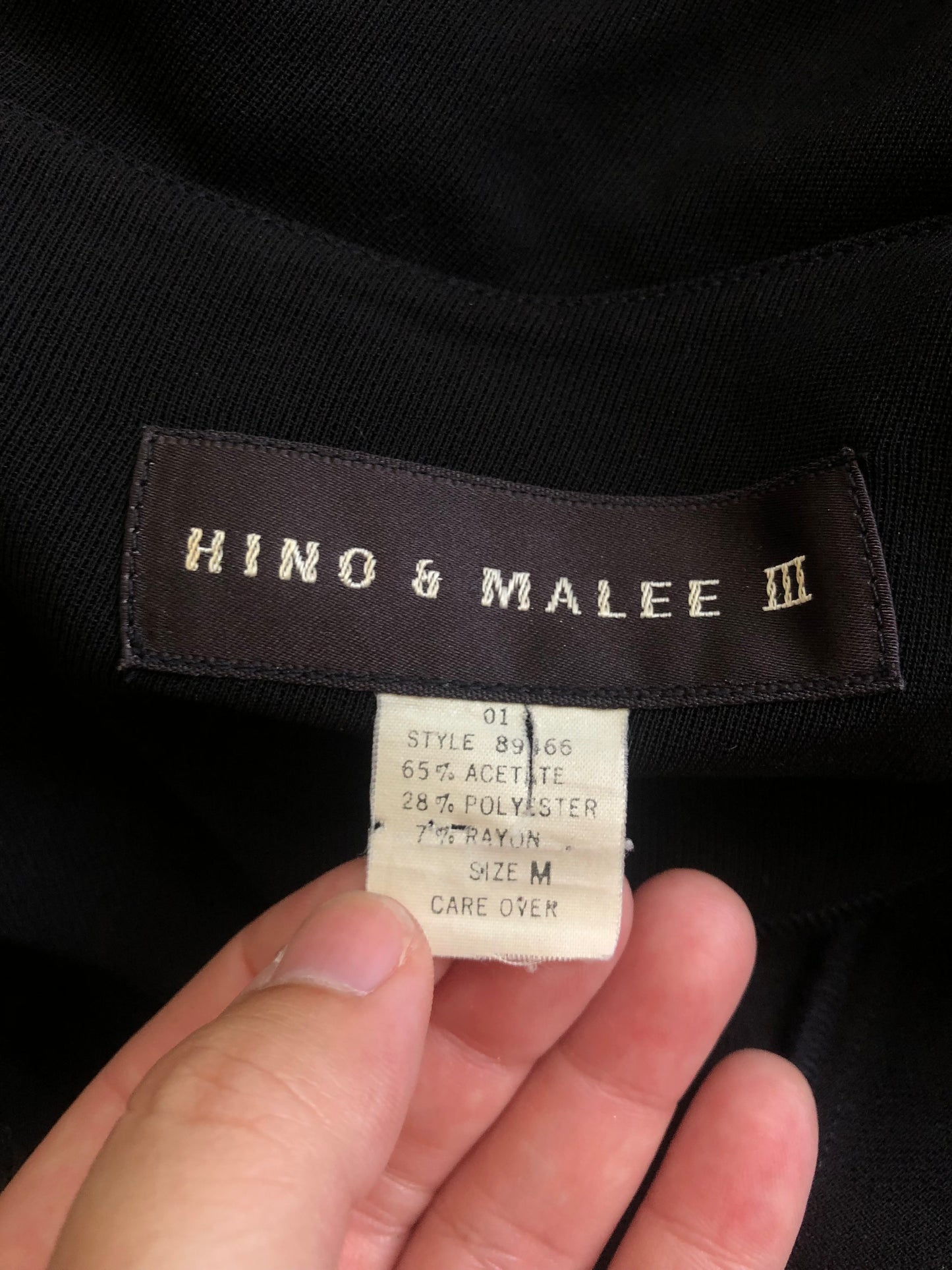 90’s Hino & Malee III Black Minimalist Blazer (M/L/XL/2X)