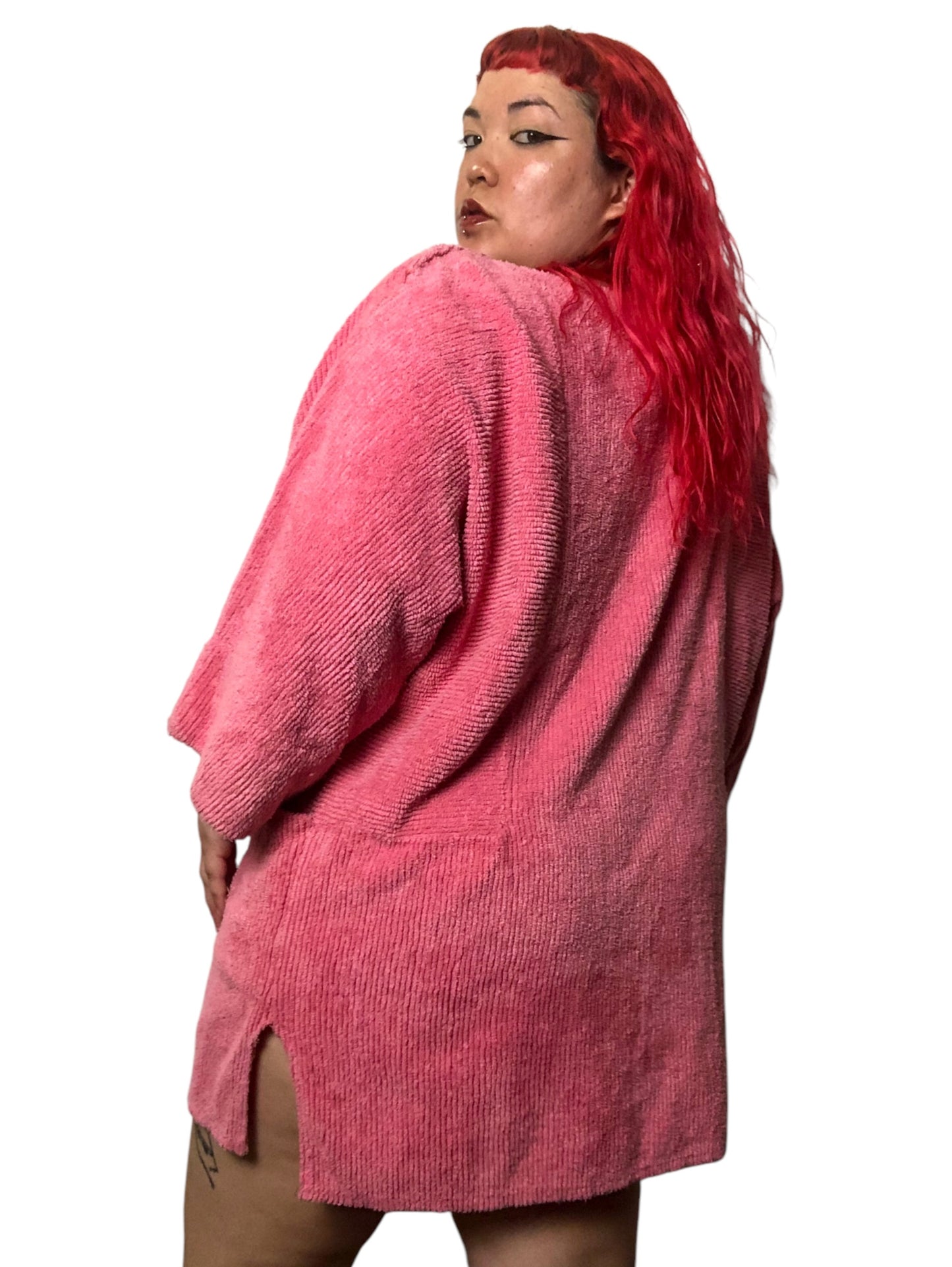 80’s Fuzzy Pink Shirt (XL/2X/3X)