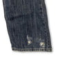 Y2K Medium Wash Distressed Jeans (S)