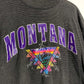 90’s/Y2K Montana Gray Striped T-Shirt (L)