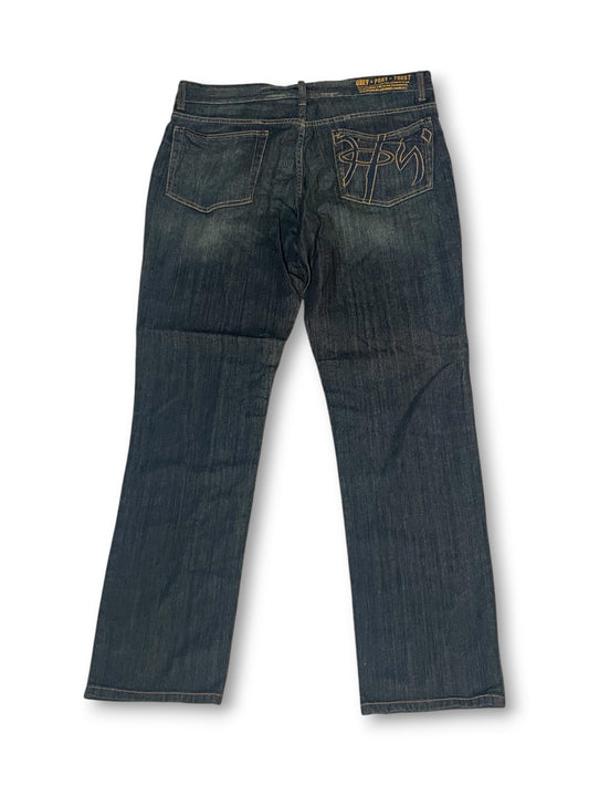 Deadstock Y2K Dark Wash Denim Jeans (XL)