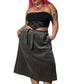 80’s/90’s Tumbleweeds Gray Velvet Skirt (XL/2X/3X)