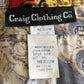 80’s Craig Clothing Co. Black Retro Print Shirt (M)