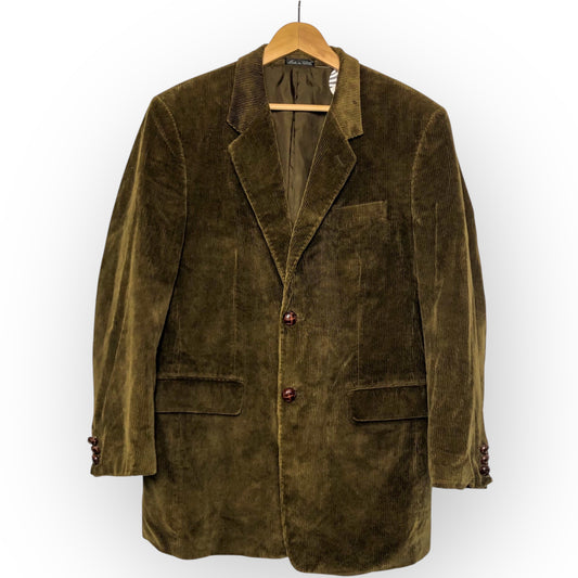 90’s Monsieur Adolfo Brown Corduroy Blazer (L/XL)