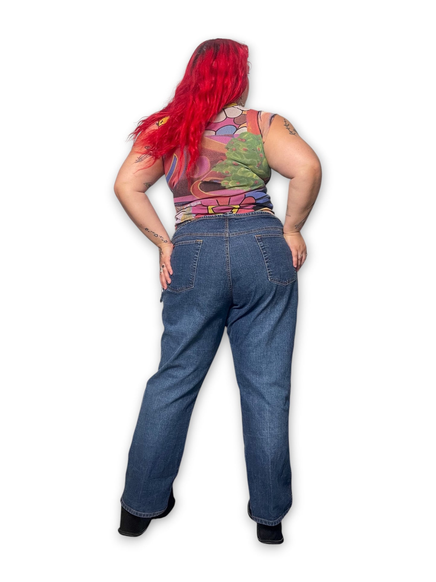 Y2K FUBU Low-Rise Jeans (3X)