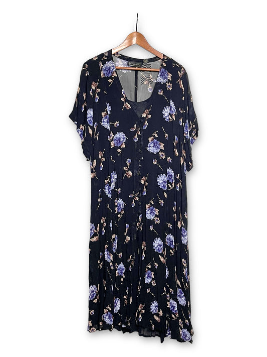 90’s Floral Midi Dress (M/L)