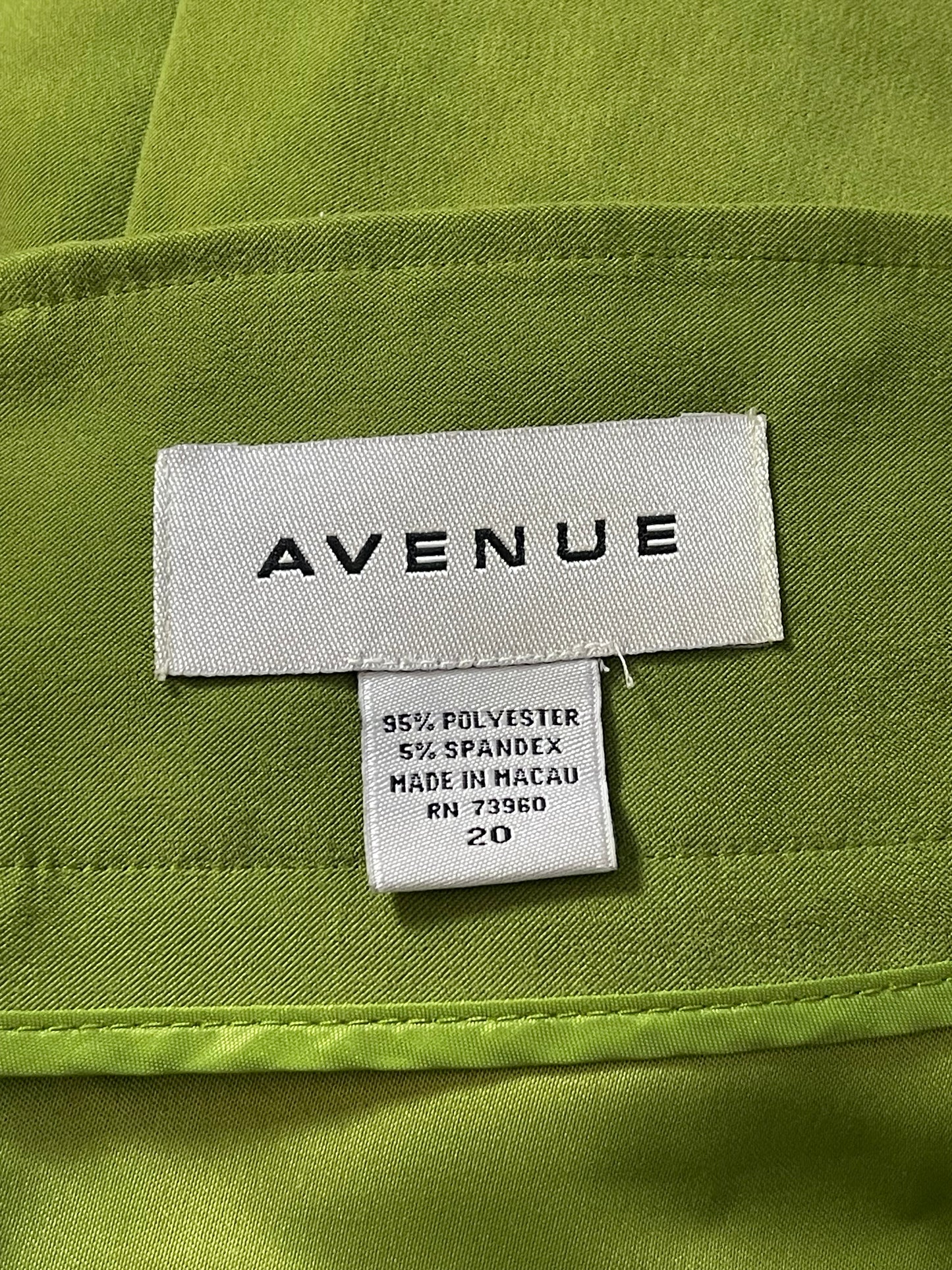Y2K Lime Green Skirt (2X/3X)