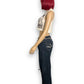 Y2K Angels Dark Wash Jeans (XL)