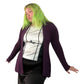 Y2K Chico’s Purple Slinky Ribbed Cardigan (L)