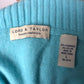 90’s/Y2K Lord & Taylor Turquoise Blue Cashmere Sweater (L)