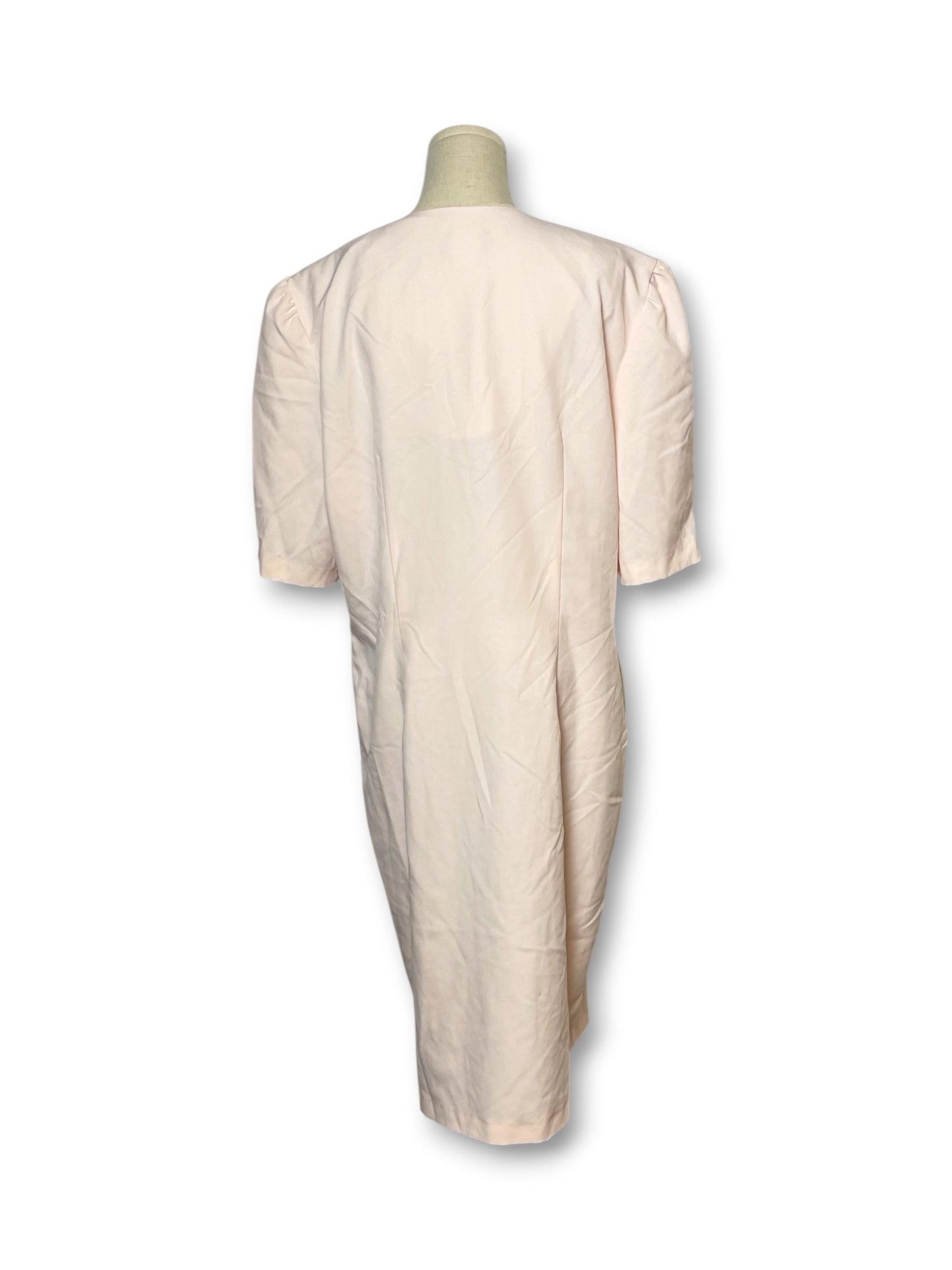 80’s Baby Pink Retro Shift Dress (1X)