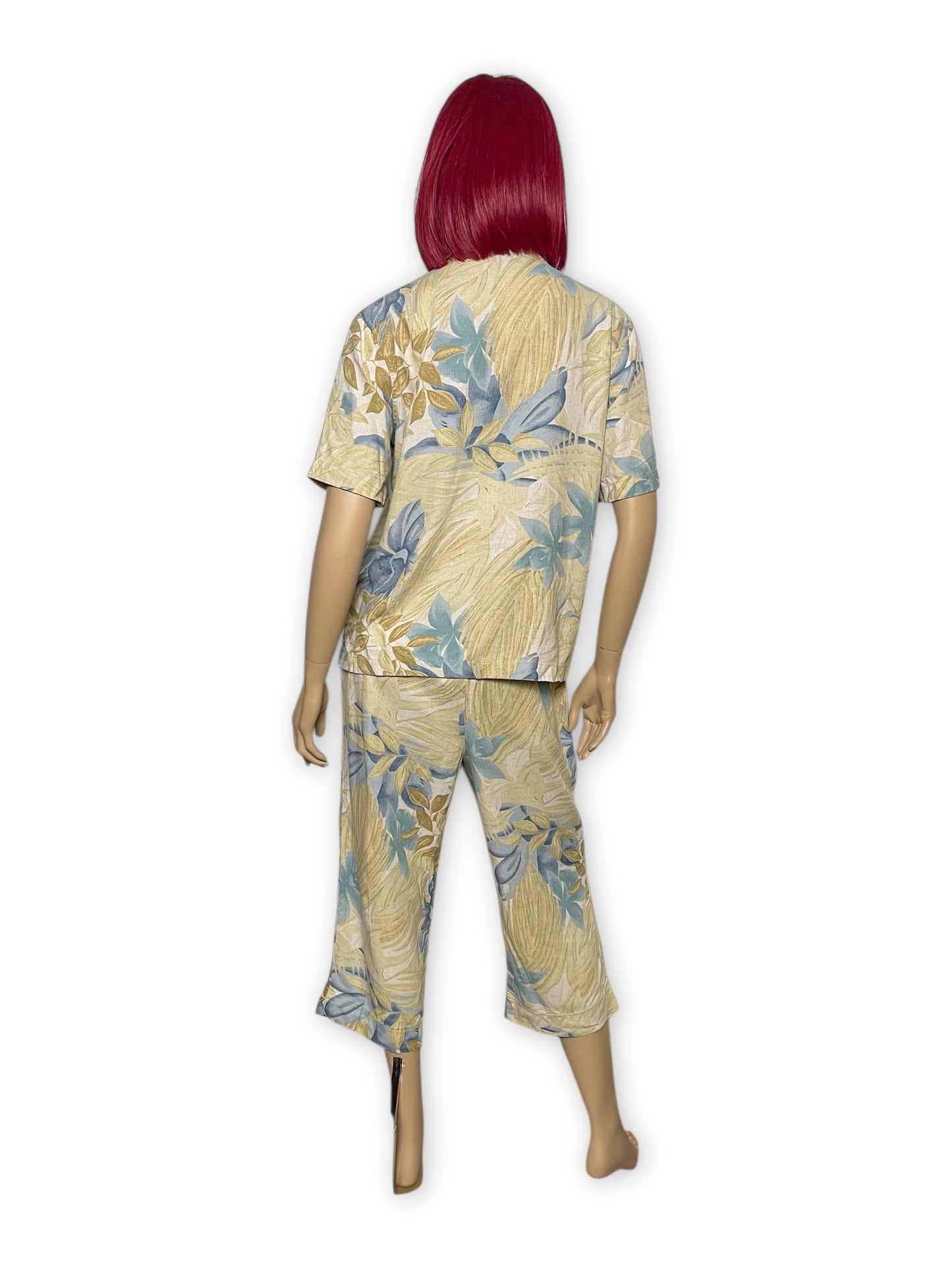 90’s N Touch Floral Print 2-Piece Lounge Set (M)