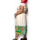 80’s/90’s August Max Woman White Retro Midi Skirt (XL/2X)