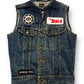 70’s Lee Patched Denim Vest (S/M)