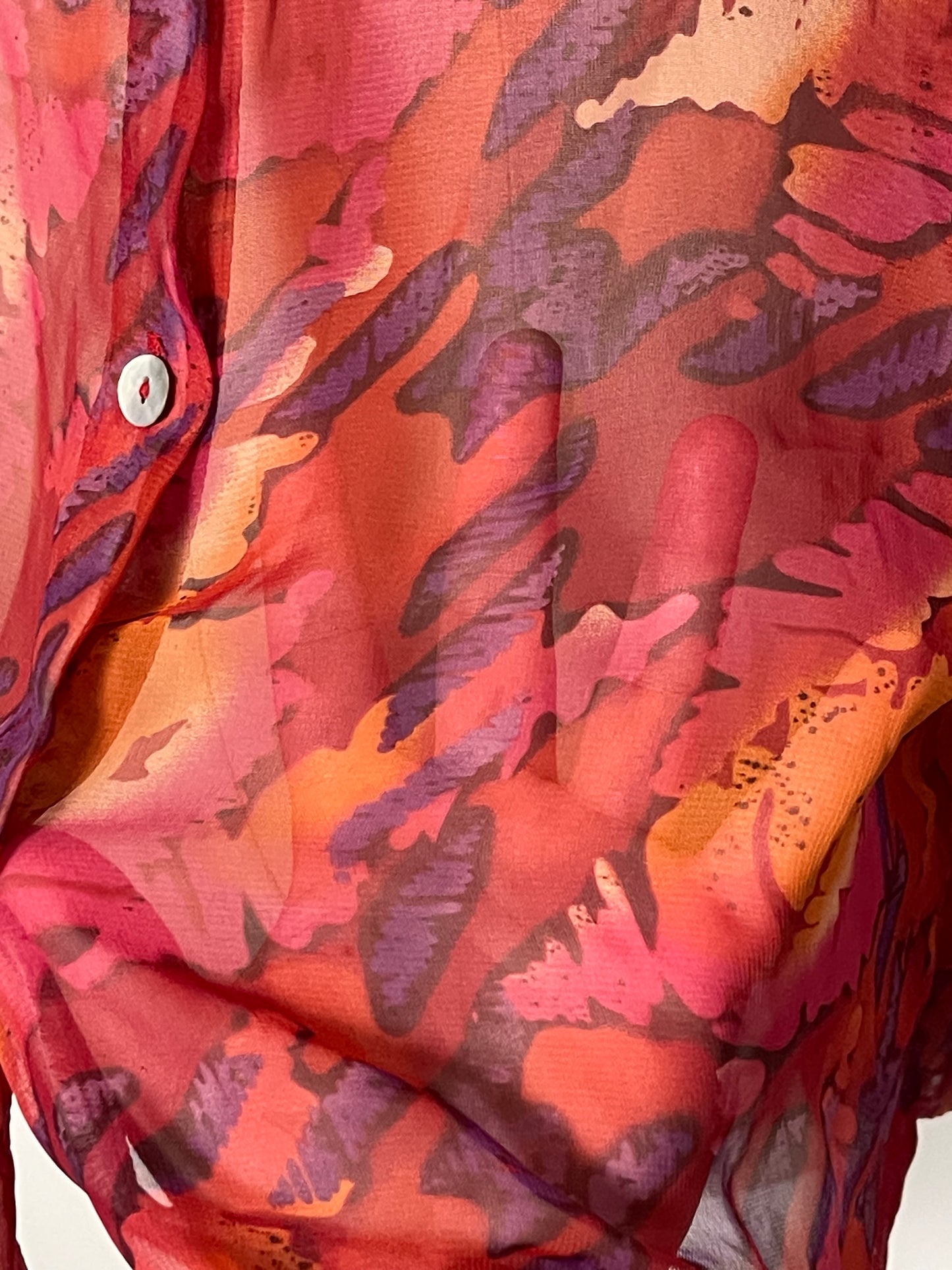 90’s Sunset Sheer Blouse (M)