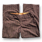 Y2K Xhilaration Brown Pinstripe Dress Pants (XL)